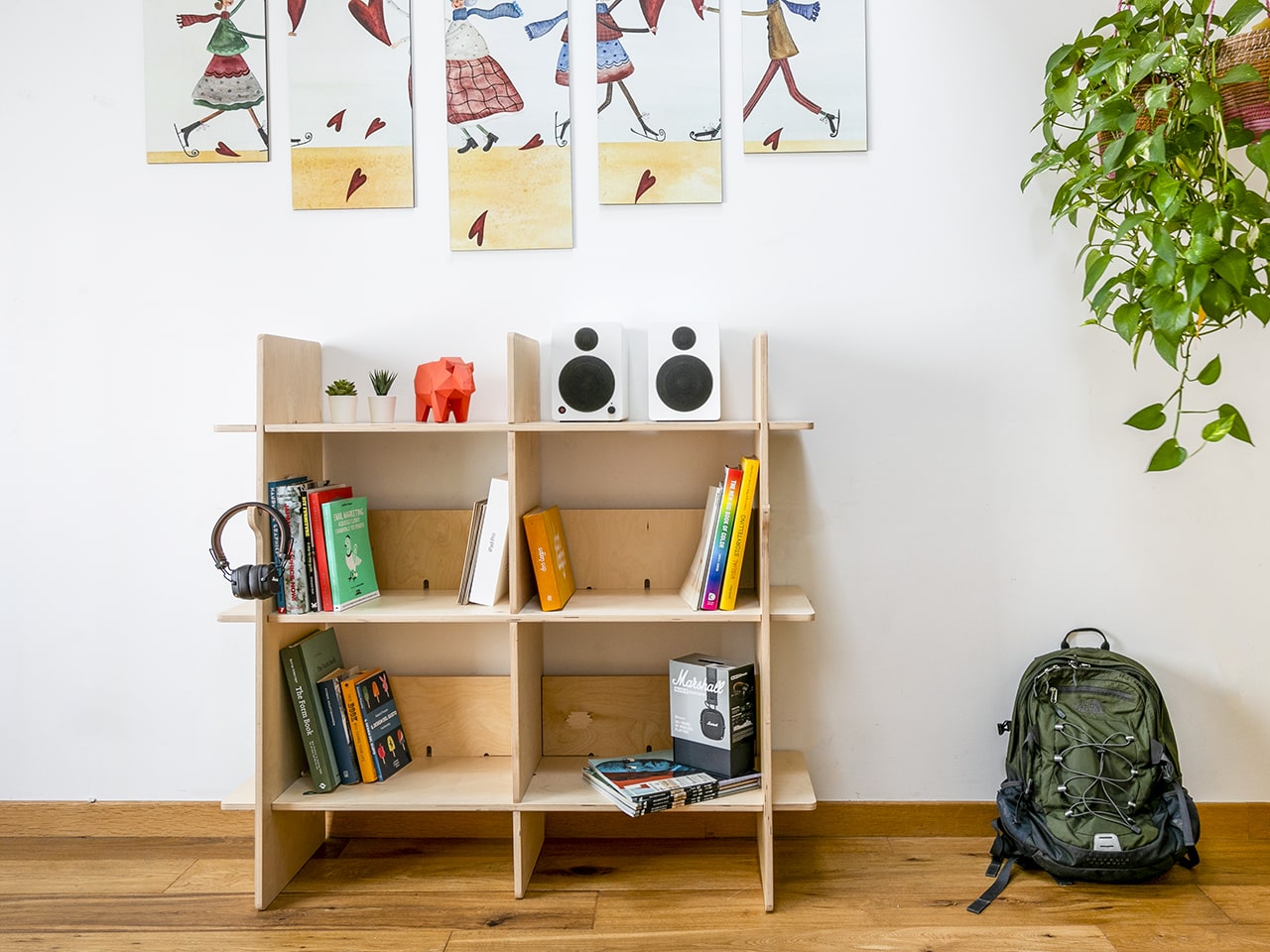 Karya Bookcase and Coat Rack: Sustainable Design for Your Workspace