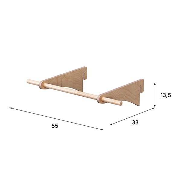 55 cm L-bar kit for Wally displays - Image 2